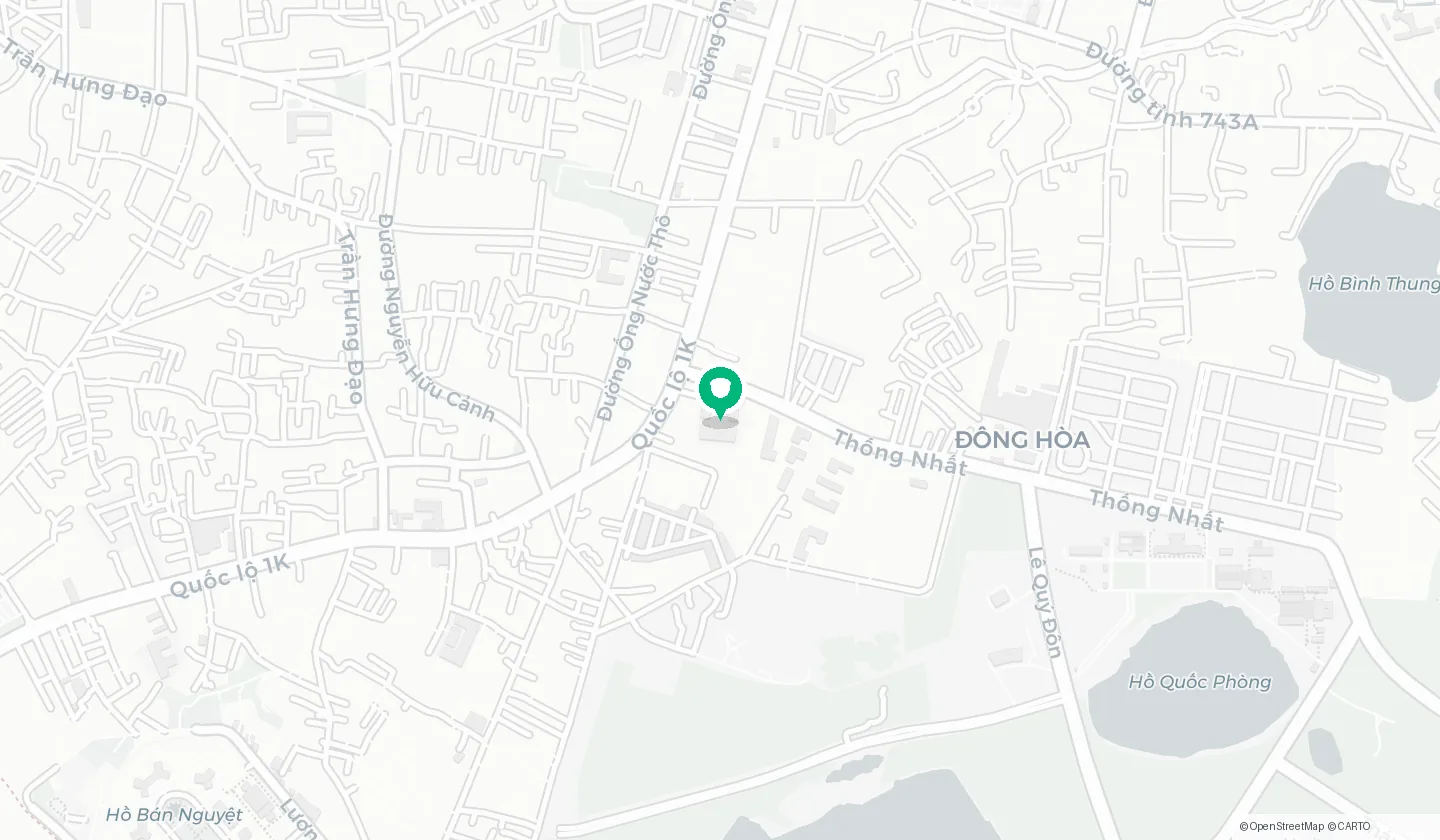 Bản đồ vị trí căn hộ Bcons Plaza tại P.Đông Hòa — muacanho.net