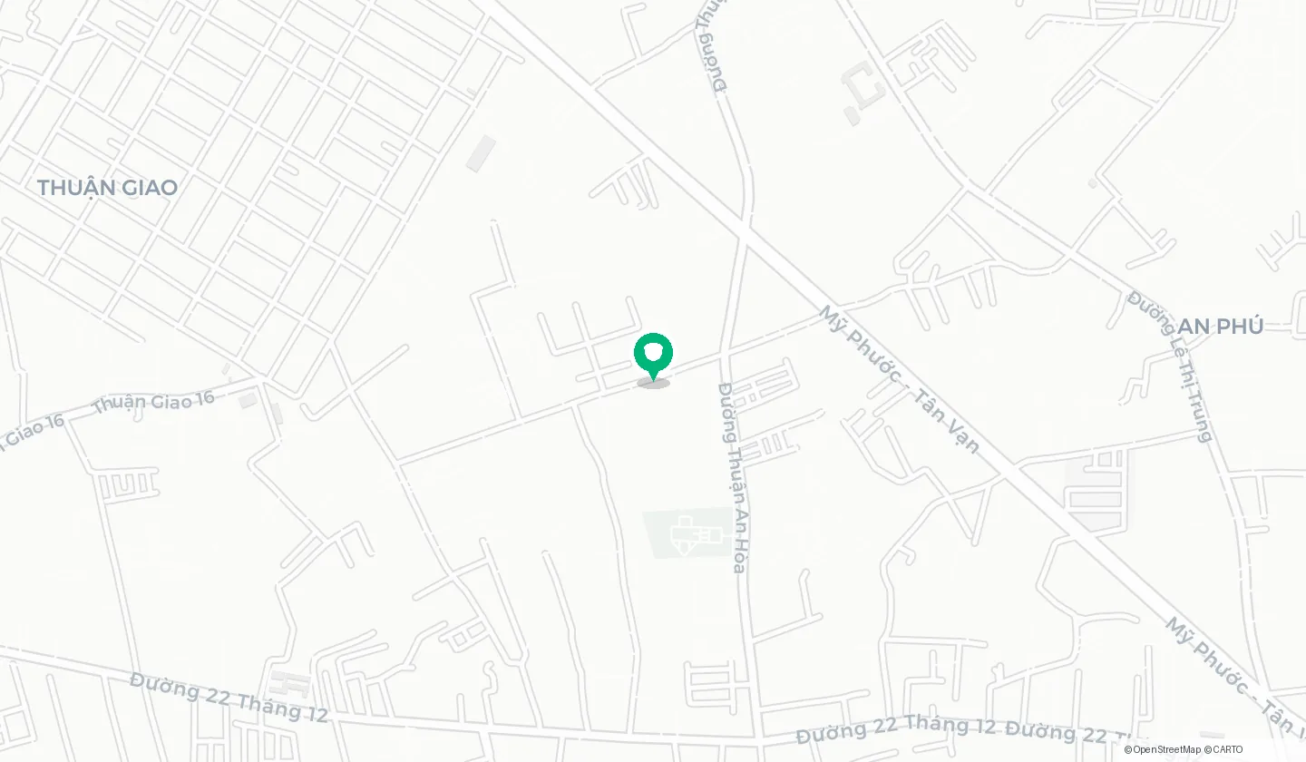 Bản đồ vị trí căn hộ BenHill tại P.Thuận Giao — muacanho.net