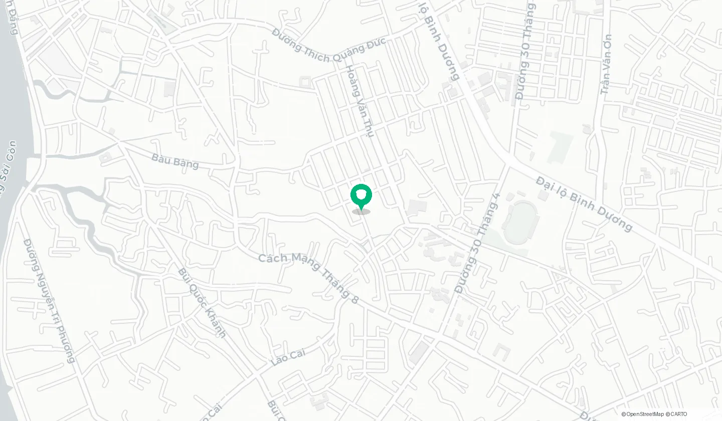 Bản đồ vị trí căn hộ C Skyview tại P.Thủ Dầu Một — muacanho.net