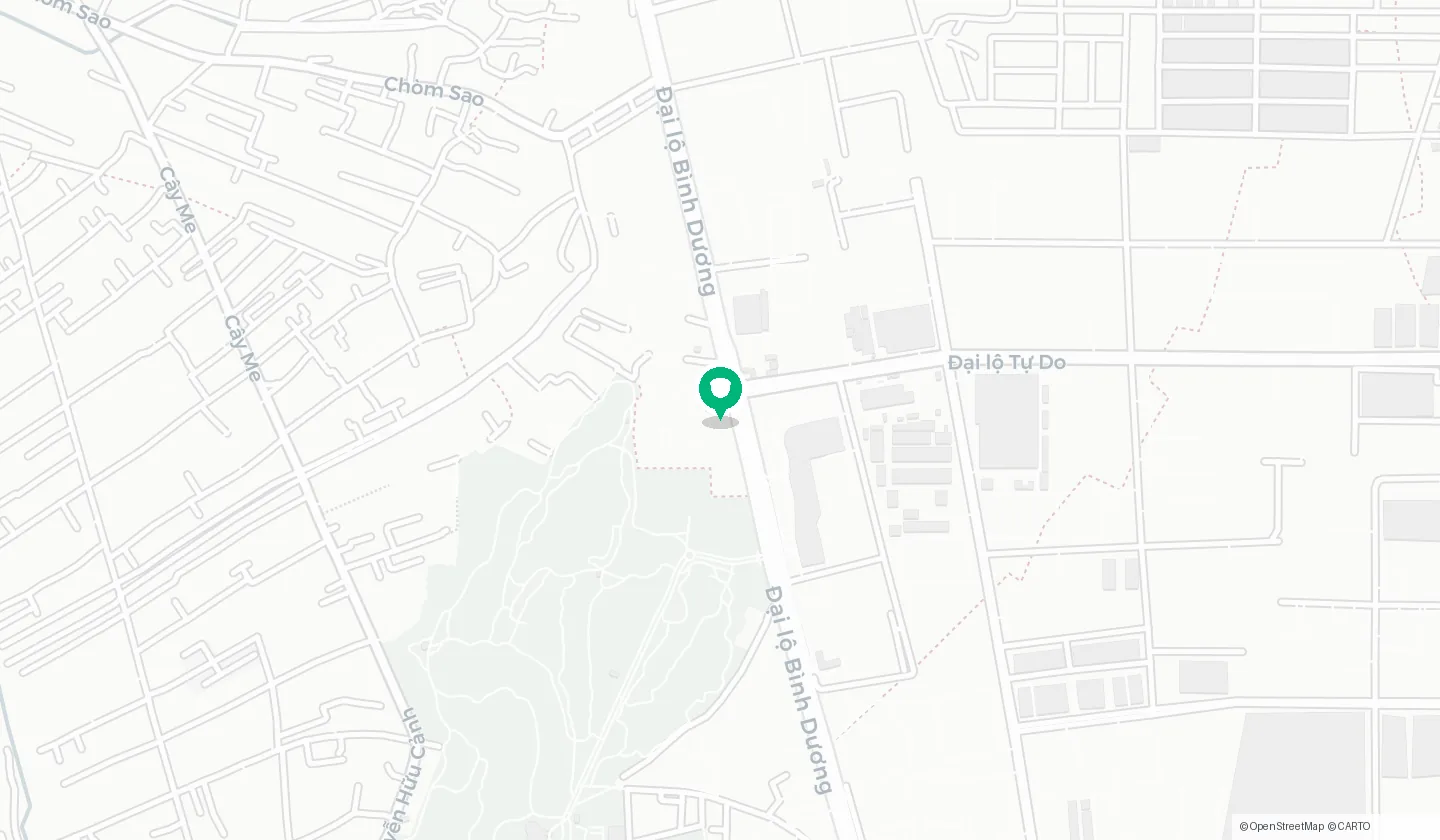Bản đồ vị trí căn hộ Citadines Bình Dương tại P.Thuận Giao — muacanho.net
