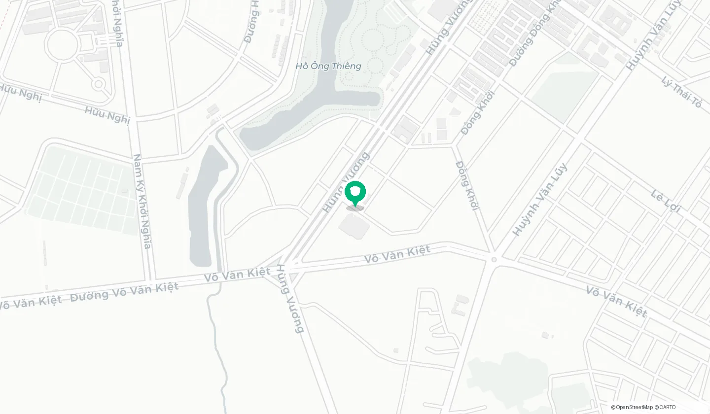 Bản đồ vị trí căn hộ Sora Gardens I tại P.Bình Dương — muacanho.net