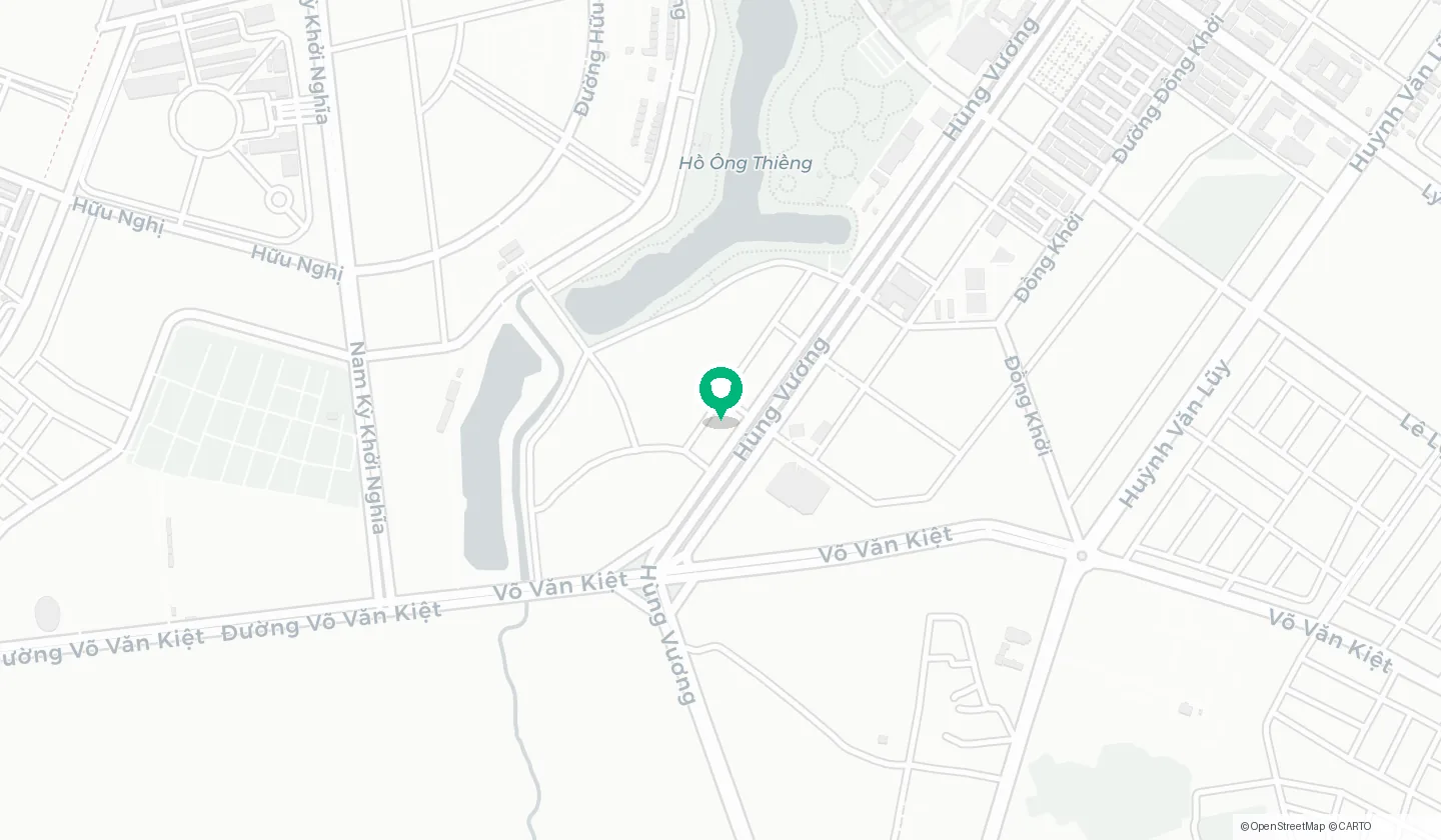 Bản đồ vị trí căn hộ Sora Gardens II tại P.Bình Dương — muacanho.net