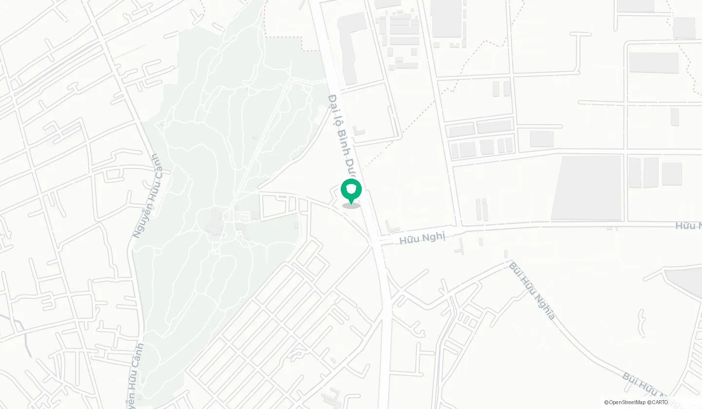 Bản đồ vị trí căn hộ The Emerald Golf View tại P.Lái Thiêu — muacanho.net